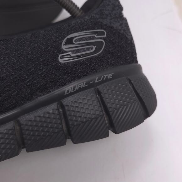 Skechers Equalizer 2.0 Slip On Atheltic Walking Shoe Mens Size 8.5 51521 Black - Picture 8 of 10